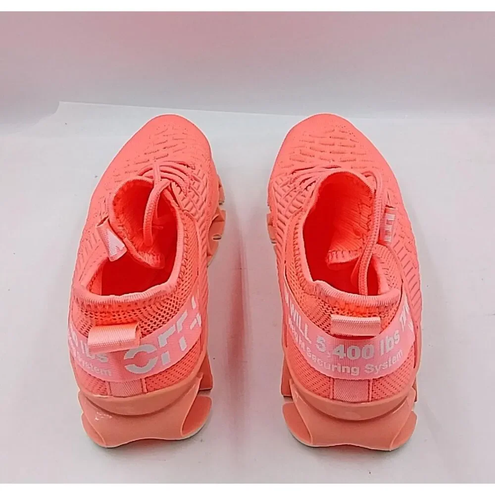 Women’s Neon Pink Blade Athletic Sneakers — Breathable Mesh EU 39 US 7.5